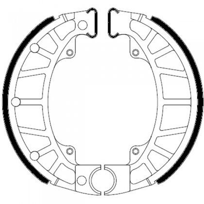 Saboti frana spate Ferodo Piaggio Skipper-Vespa Et4-Zip 125cc/RMS 9277