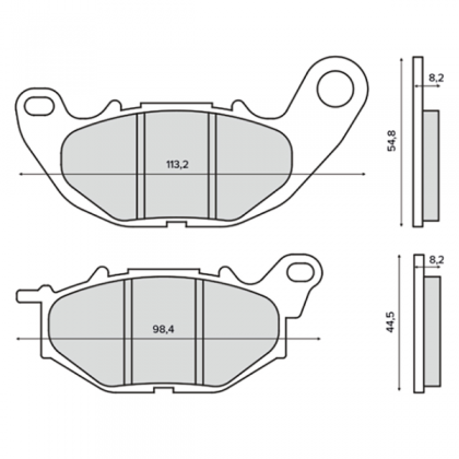 Placute frana fata Yamaha X-Max 250cc/RMS 3480